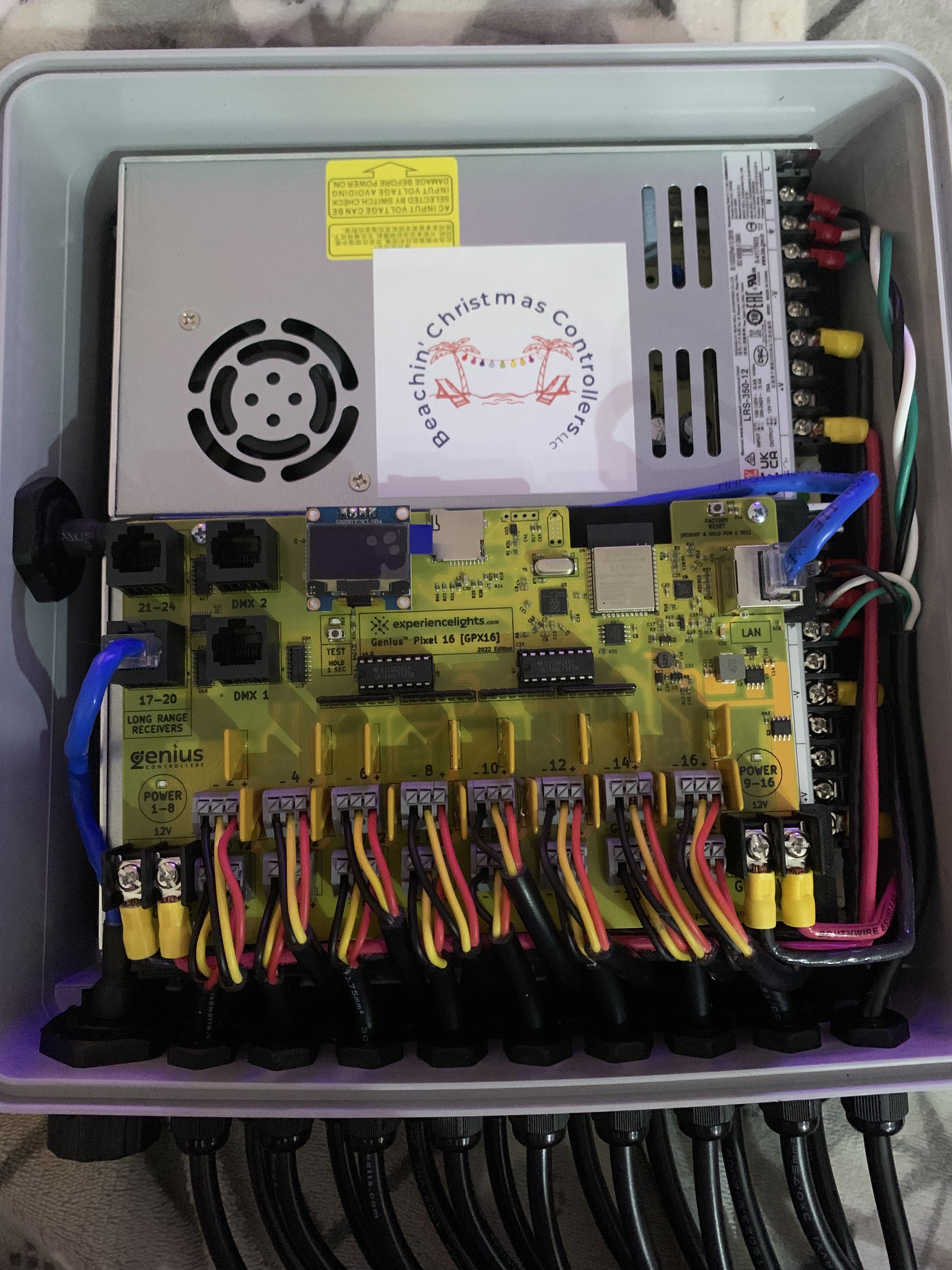 Ready to Run Custom Built Pixel Controllers – Beachin Christmas Controllers